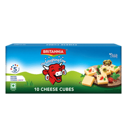 Britannia Laughing Cow Cheese Cubes, 200 g, 113 Rupees