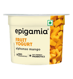 Epigamia Fruit Yogurt - Mango, 75 g, 35 Rupees