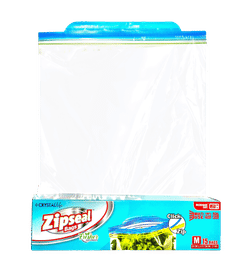 Crystal Zip Seal Bags Medium Multi Use, 100% Leak Proof, FDA Food Grade, 15 pieces, 139 Rupees