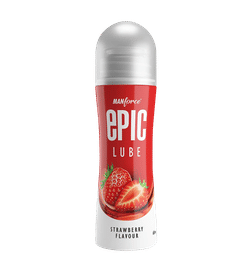 Manforce Epic | Strawberry Flavour Water-based Lube| 60ml | Condom Compatible , 60 ml, 240 Rupees