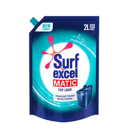 Surf Excel Matic Liquid Detergent Top Load Pouch, 2 L, 300 Rupees
