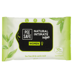 Pee Safe Peesafe Natural Intimate Wipes For Women, 10 pieces, 59 Rupees