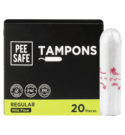 Pee Safe Viscose Tampons For Regular Flow, 20 pieces, 198 Rupees