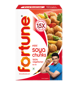 Fortune Soya Chunk Mini (High on Protein), 200 g, 41 Rupees