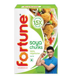 Fortune Soya Chunk (High on Protein), 200 g, 44 Rupees