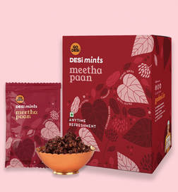 Go Desi Mints - Meetha Paan Mouth Freshener, 12 pieces, 76 Rupees