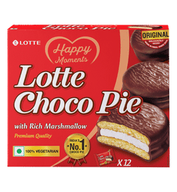 Lotte Choco Pie, 12 pieces, 144 Rupees