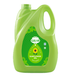 Gulab Refined Sunflower Oil Can, 4.35 kg, 734 Rupees