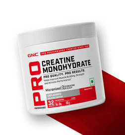 GNC Pro Performance Creatine Monohydrate Protein Powder| Unflavoured, 100 g, 499 Rupees