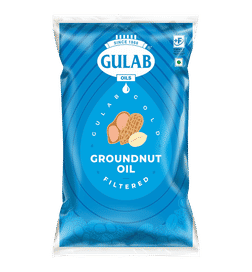 Gulab Double Filtered Groundnut Oil, 870 g, 146 Rupees
