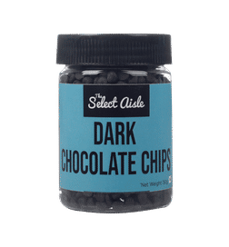 The Select Aisle Dark Chocolate Chips, 150 g, 143 Rupees