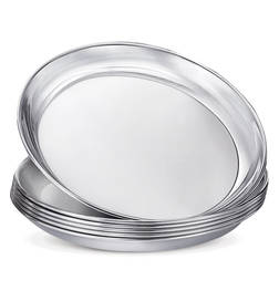 Judge by Prestige Classic Stainless Steel Plate Set of 6 (Stainless Steel), 1 pack, 1090 Rupees