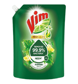 Vim Proclean Neem liquid Pouch, 1.7 ltr, 325 Rupees