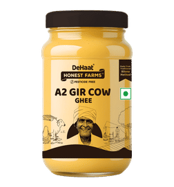 Dehaat Honest Farms A2 Gir Cow Ghee, 500 ml, 992 Rupees