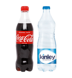  Coca Cola & Kinley Water Combo, 1 combo, 65 Rupees