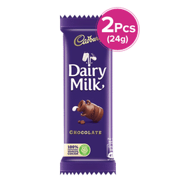 Cadbury Dairy Milk Chocolate, 18 g x 2, 40 Rupees
