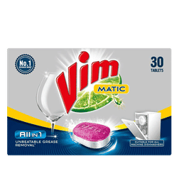Vim Matic Dishwash All In One Tablets, 30 pieces, 670 Rupees