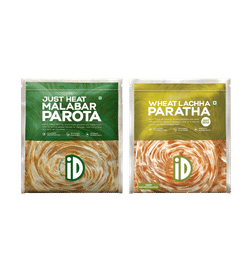  iD Malabar Parota and Wheat Lachha Paratha Combo, 1 combo, 215 Rupees
