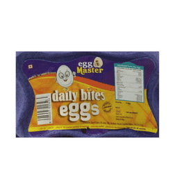 Egg Master Daily Bite Eggs, 6 pieces, 49 Rupees