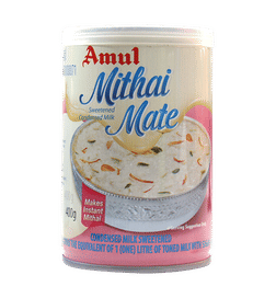 Amul Mithai Mate Sweetened Condensed Milk, 400 g, 130 Rupees