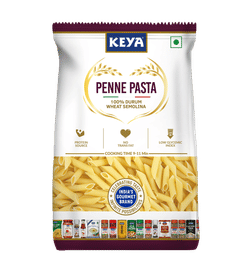 keya Keya Penne Pasta 100% Durum Wheat, 400 g, 76 Rupees