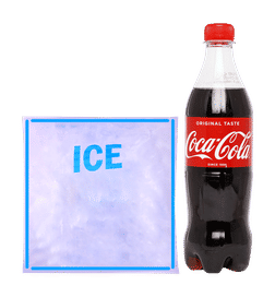  Coke & Fresh Ice Cubes Combo, 1 combo, 95 Rupees
