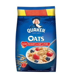 Quaker Rolled Oats, 1 kg, 164 Rupees