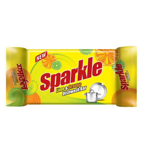 Sparkle Dishwasher Bar - Lime, 150g