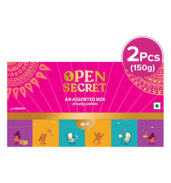 Buy OPEN SECRET Assorted Nutty Cookies Gift Box Online () At Best Price