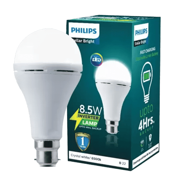 Philips 8.5 w round b22 led bulb top