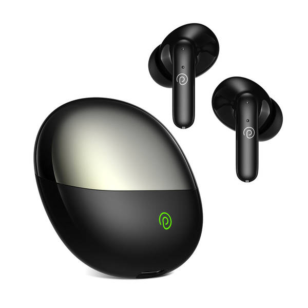 Buy pTron pTron Bassbuds Evo In Ear Truly Wireless Earbuds With Mic 32 Hrs Playtime ENC IPX5 Bluetooth v5.3 Black 1 Piece Online At Rs. 3799 Instant Delivery