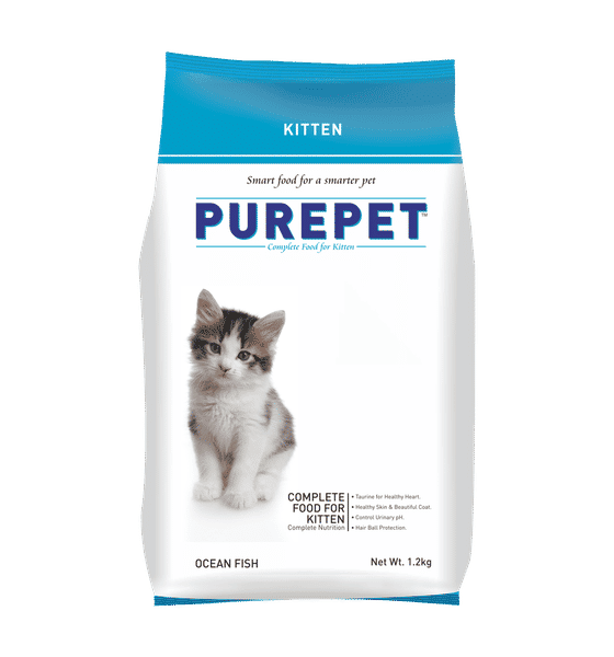 Purepet Ocean Fish 1.2 Kg Kitten Cat Food