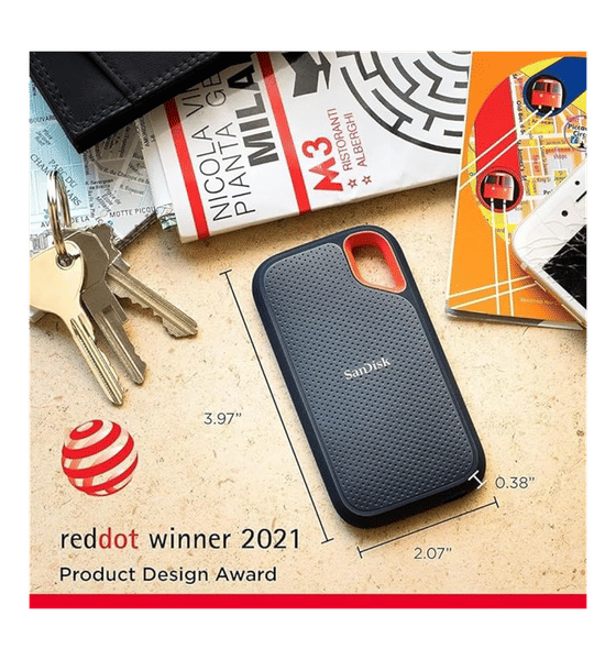 Buy SANDISK Extreme Portable 1TB Hard Disk, 1000MB/s R, 1050MB/s W