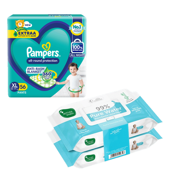 diaper wipes pampers baby wipes refill Buy Pampers Baby Diaper (Pants, All-round Protection, XL, 12-17 Kgs) 56  Pieces Pack Mother Sparsh 99% Pure Water Baby Wipes Pack Online () At  Best Price