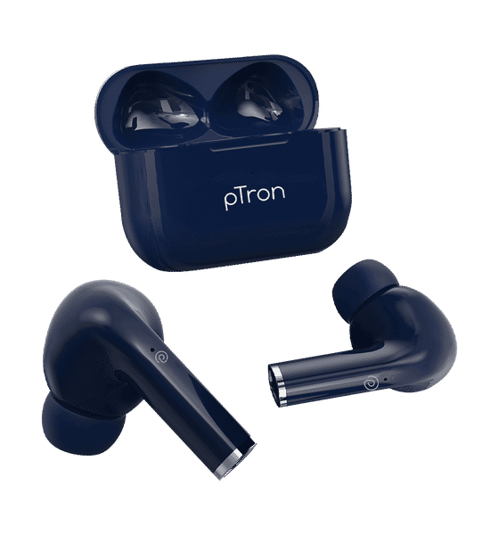 Buy pTron pTron Bassbuds Neo In Ear Truly Wireless Earbuds With Mic 35 Hrs Playtime ENC IPX5 Bluetooth v5.3 Blue 1 unit Online At Rs. 3199 Instant Delivery