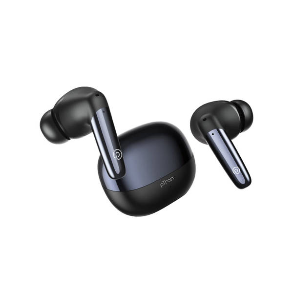 Buy pTron pTron Zenbuds In Ear Truly Wireless Earbuds With Mic 50 Hrs Playtime ENC IPX5 Bluetooth v5.3 Black 1 Piece Online At Rs. 5499 Instant Delivery