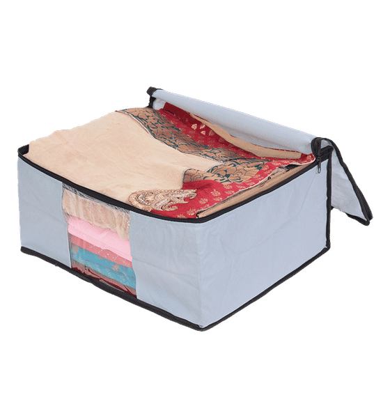 Buy PrettyKrafts PrettyKrafts 3 Pcs Non Woven Foldable Saree Covers Grey 1 pack Online At Rs. 449 Instant Delivery