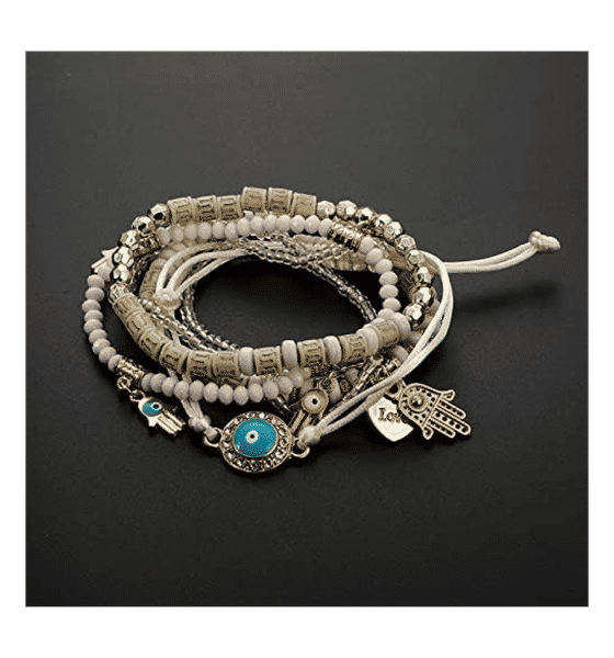 Buy You Bella You Bella Evil Eye Bracelet For Girls And Women White 1 Piece Online At Rs. 1299 Instant Delivery