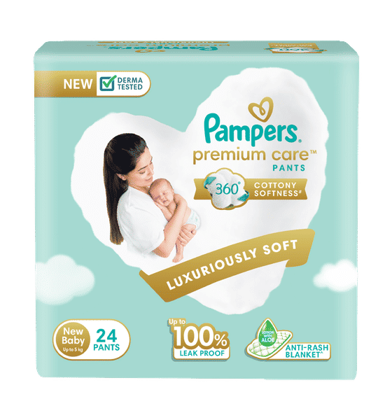 Buy Pampers Pampers Baby Diaper Pants New Born Upto 5 Kgs 24 Pieces Pack 24 pieces Online At Rs. 299 Instant Delivery