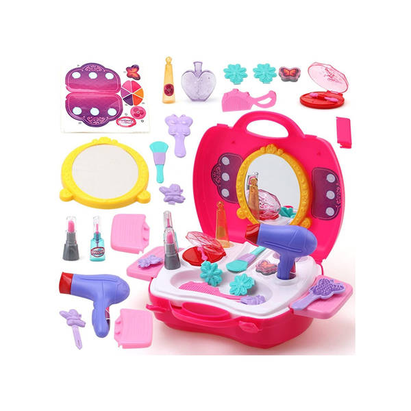 Buy Toyshine Toyshine Plastic Carry Along Beauty Set Toy With Briefcase And Accessories 1 pack Online At Rs. 749 Instant Delivery