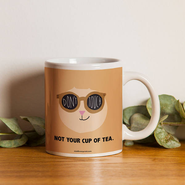 Buy Mad Over Print Ceramic Glossy Coffee Mug (300ml, Cream) Online (1  Piece) At Best Price