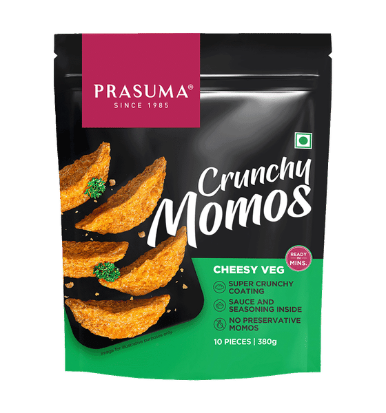 Buy Prasuma Crunchy Momos | Kurkure Momos - Cheesy Veg Online (380