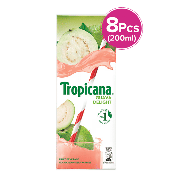 Buy Tropicana Guava Delight Juice (Tetra Pack) Online (180 ml x