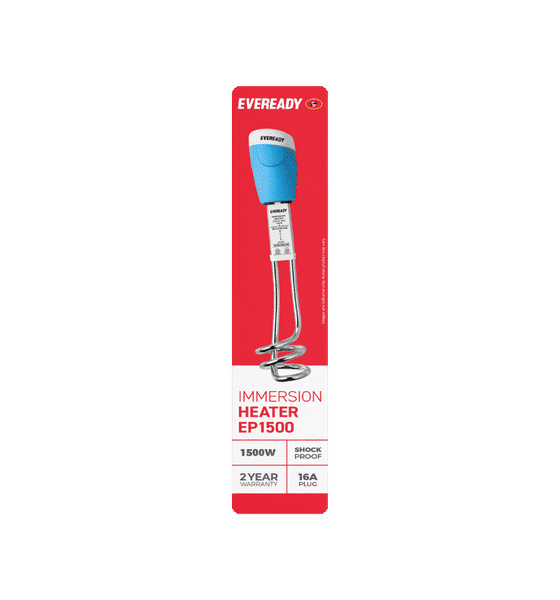 Buy Eveready EP1500 Immersion Heater 1500W Black Silver undefined Online At Rs. undefined Instant Delivery