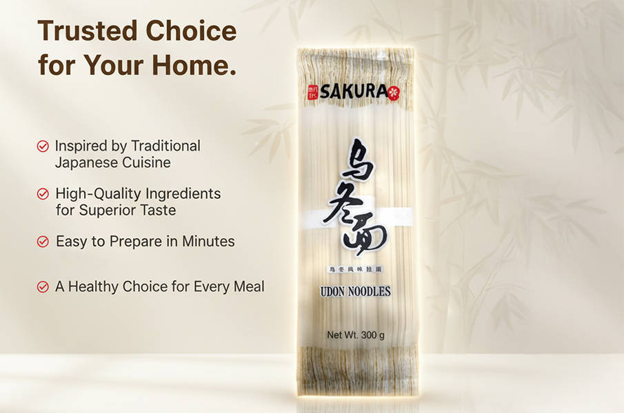 Buy Sakura Noodle Udon (3 Bunch) Online (300 g) At Best Price