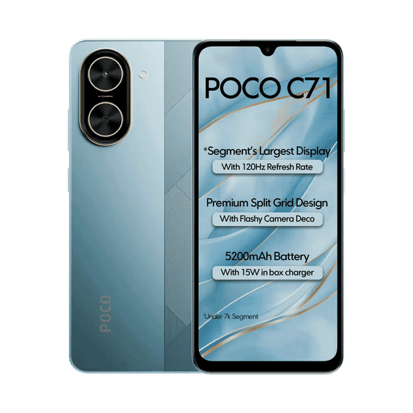 POCO C71 6.88インチ 5200mAh POCO C71【スペック】価格や発売日