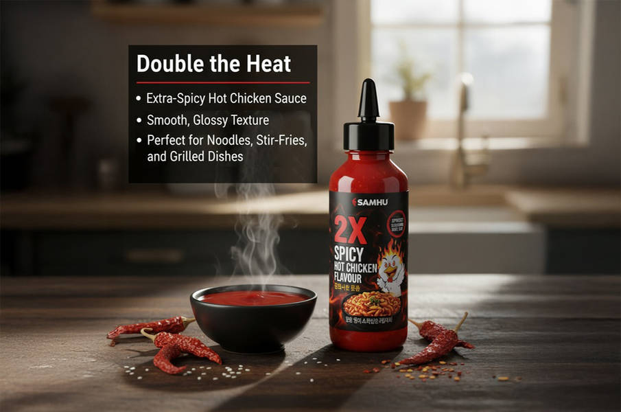 Buy Samyang 2x Spicy Hot Chicken Flavour Sauce Online (200 g) At