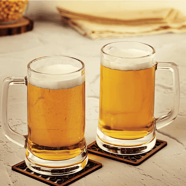 Buy Cello Glass Stern Beer Mug Set (2 Pieces, 350ml) Online (2 pieces) At  Best Price