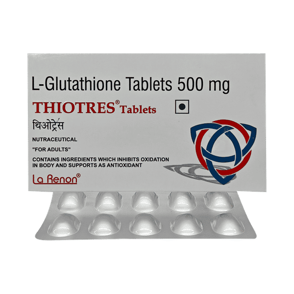 l-glutathione meaning in hindi Buy Thiotres 500mg Strip Of 10 Tablets Online (10 pieces) At Best Price reduced glutathione (GSH) and Bisabolol Glutathione and vitamin D's size:100 ml