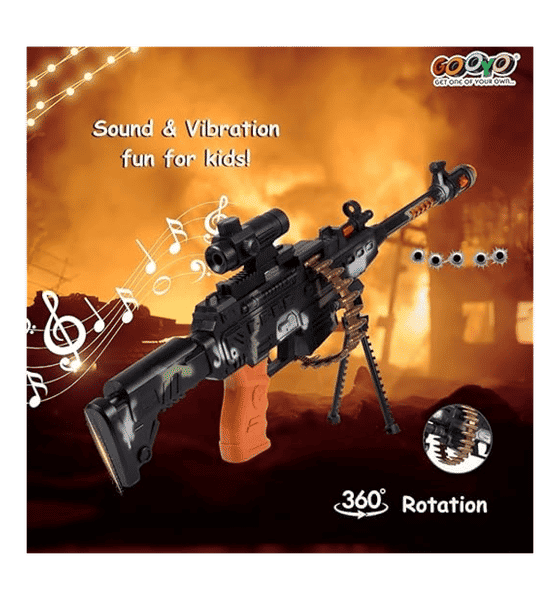 Buy Gooyo GY-8626 Revolving Machine Gun Toy with Standard Carry